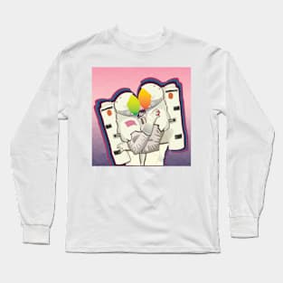 Lovers in outer space Long Sleeve T-Shirt